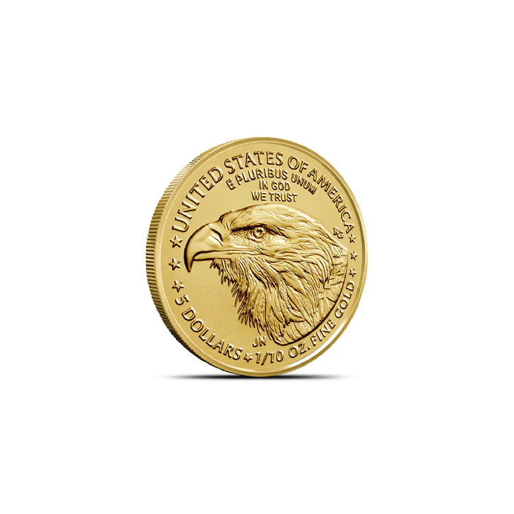 1/10 oz American Gold Eagle Tube (50 Coins, BU) - Image 3