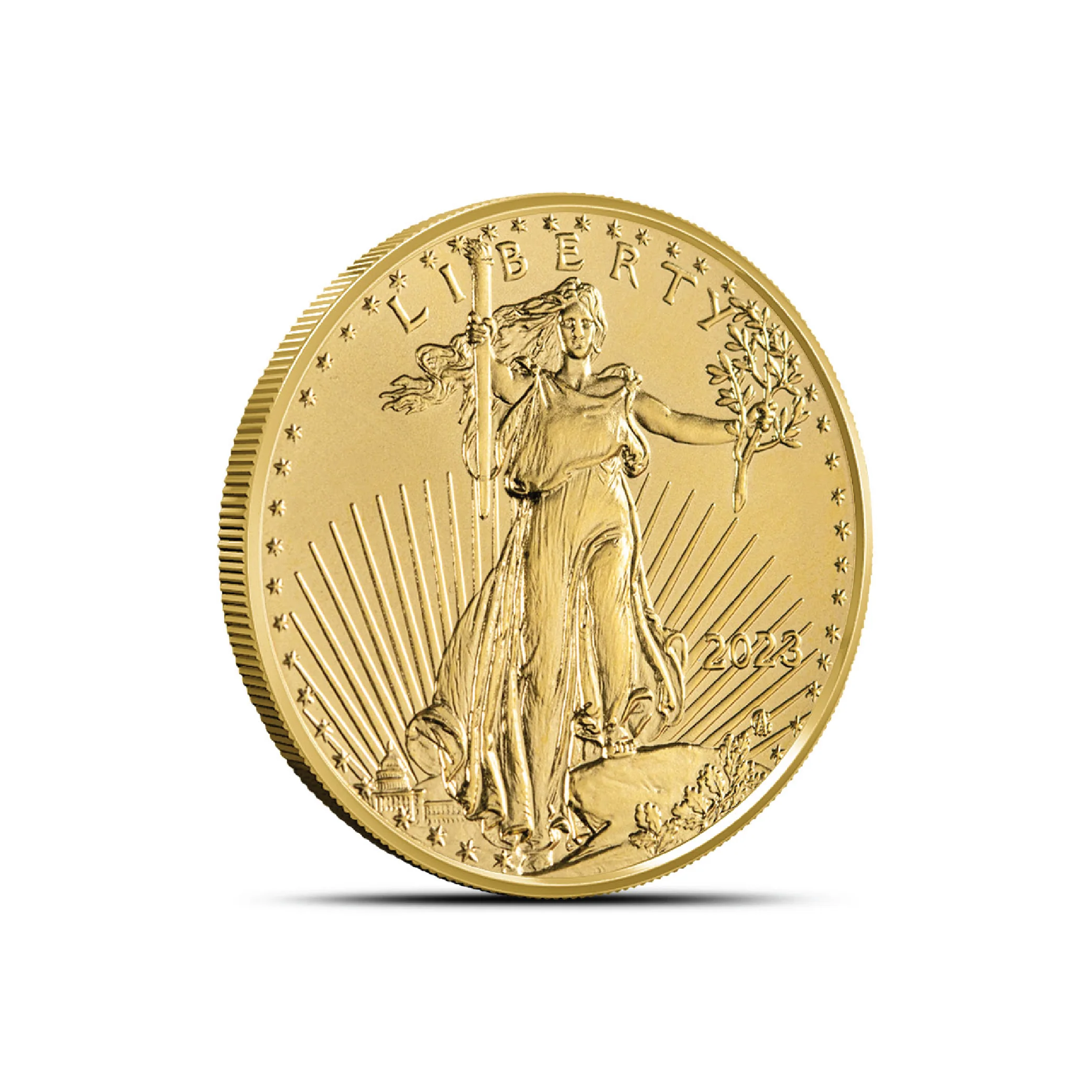 1/4 oz American Gold Eagle Coin (BU)