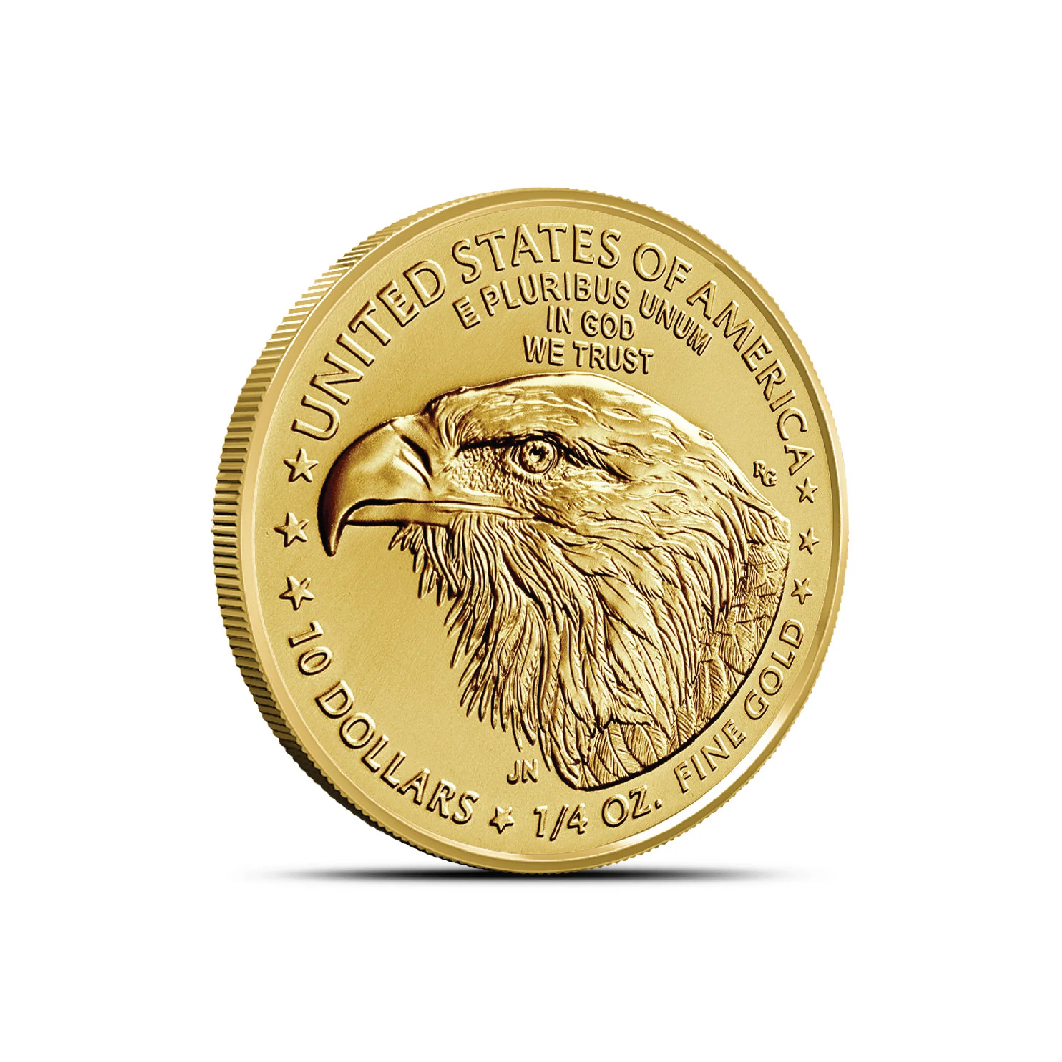 1/4 oz American Gold Eagle Coin (BU) - Image 2