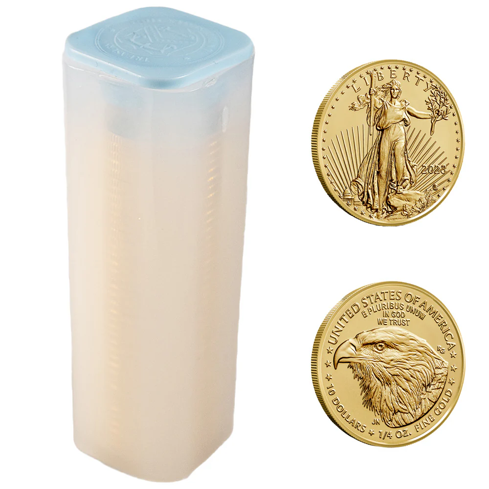 1/4 oz American Gold Eagle Tube (40 Coins, BU)