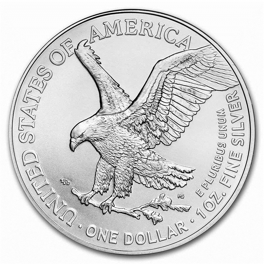 1 oz American Silver Eagle Tube (20 Coins, BU) - Image 3